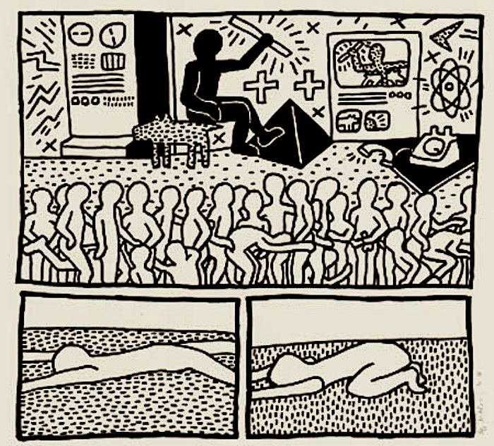Keith Haring  Blueprint Drawing #15 1990